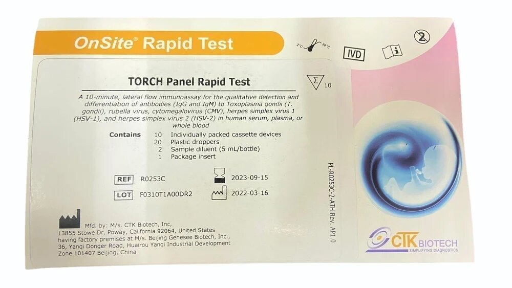 CTK TORCH PANEL RAPID TEST