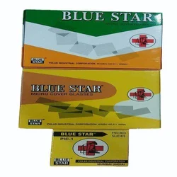 Blue Star Glass Slide